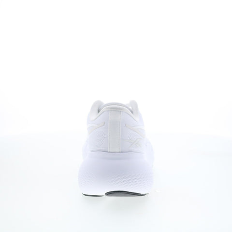 Reebok Zignition Womens White Canvas Lace Up Athletic Running Shoes