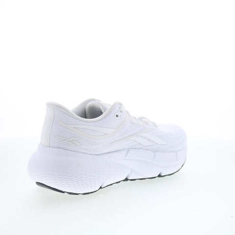 Reebok Zignition Womens White Canvas Lace Up Athletic Running Shoes