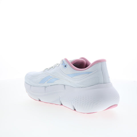 Reebok Zignition Womens White Canvas Lace Up Athletic Running Shoes