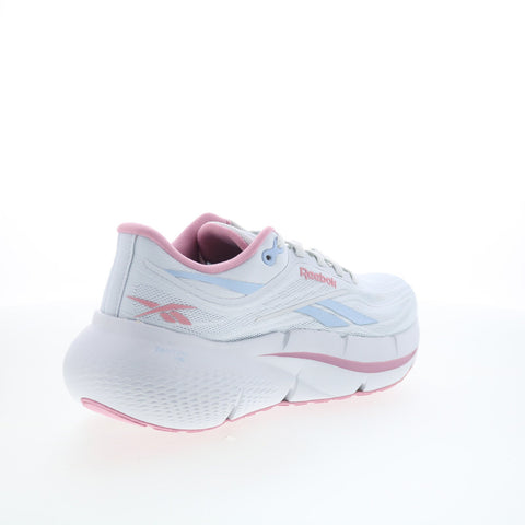 Reebok Zignition Womens White Canvas Lace Up Athletic Running Shoes
