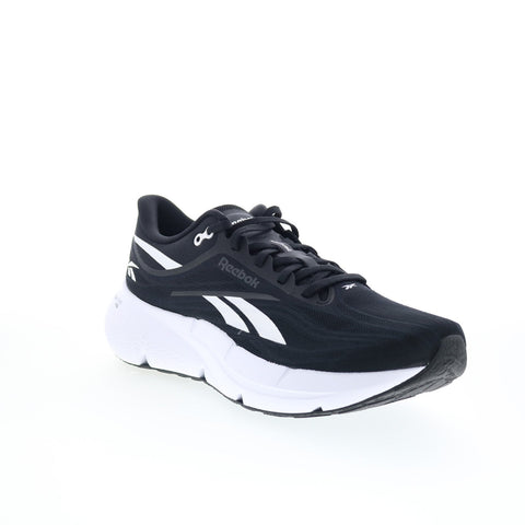 Reebok Zignition Mens Black Canvas Lace Up Athletic Running Shoes