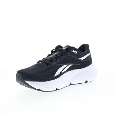Reebok Zignition Mens Black Canvas Lace Up Athletic Running Shoes