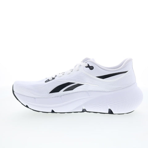 Reebok Zignition Mens White Canvas Lace Up Athletic Running Shoes