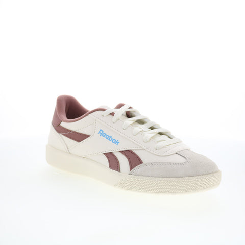 Reebok Smash Edge S Mens Beige Leather Lace Up Lifestyle Sneakers Shoes