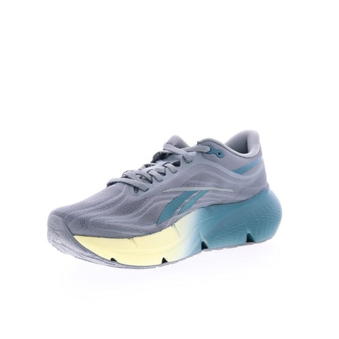 Reebok Zignition Mens Gray Canvas Lace Up Athletic Running Shoes