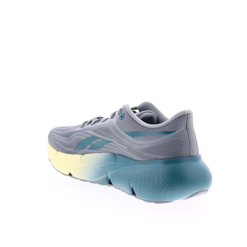 Reebok Zignition Mens Gray Canvas Lace Up Athletic Running Shoes