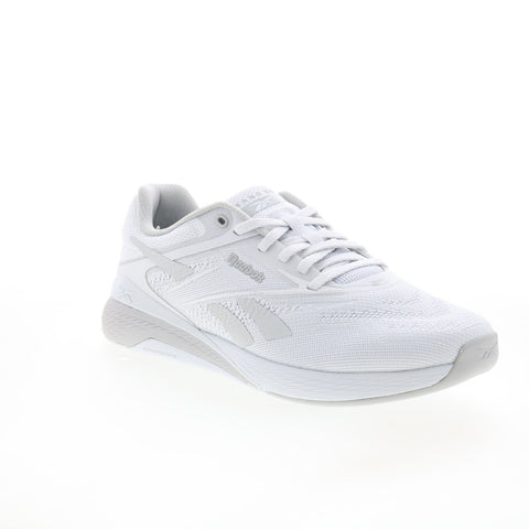 Reebok Nano X5 Mens Gray Mesh Lace Up Athletic Cross Training Shoes