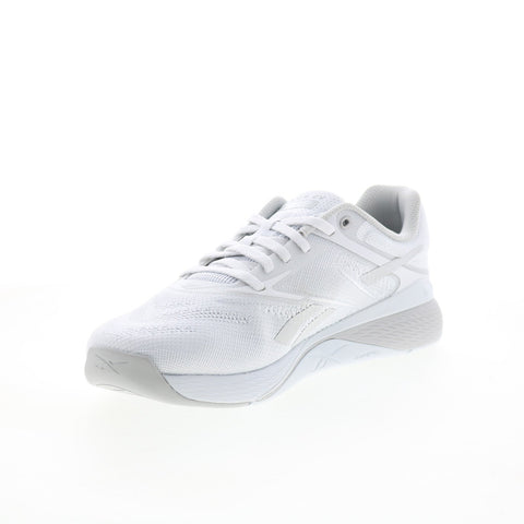 Reebok Nano X5 Mens Gray Mesh Lace Up Athletic Cross Training Shoes