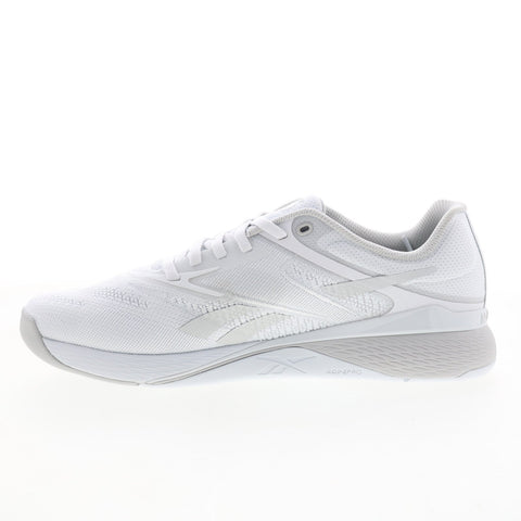 Reebok Nano X5 Mens Gray Mesh Lace Up Athletic Cross Training Shoes