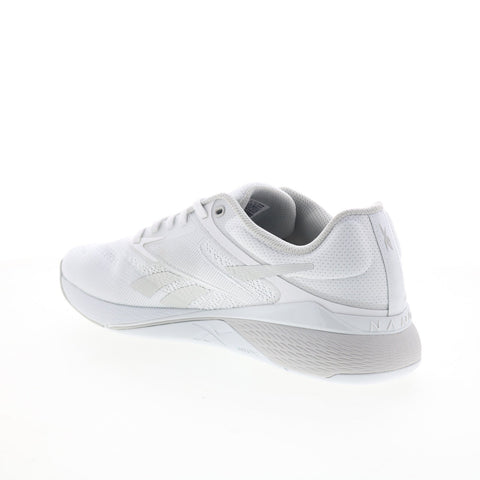 Reebok Nano X5 Mens Gray Mesh Lace Up Athletic Cross Training Shoes