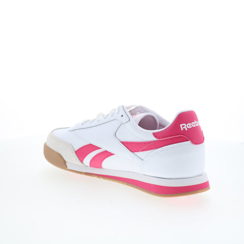 Reebok Campio XT Mens White Leather Lace Up Lifestyle Sneakers Shoes