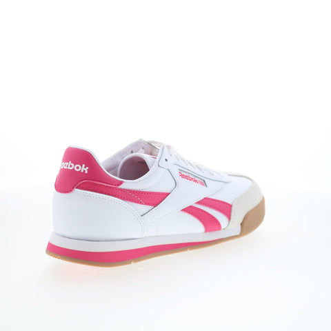 Reebok Campio XT Mens White Leather Lace Up Lifestyle Sneakers Shoes