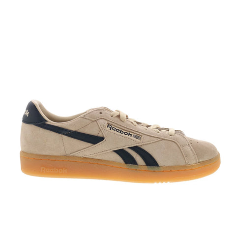 Reebok Club C Grounds UK Mens Brown Suede Lace Up Lifestyle Sneakers Shoes