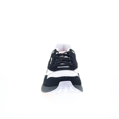 Reebok ERS World Anuel Mens Black Suede Lace Up Lifestyle Sneakers Shoes