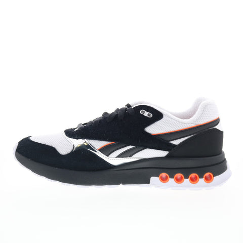 Reebok ERS World Anuel Mens Black Suede Lace Up Lifestyle Sneakers Shoes