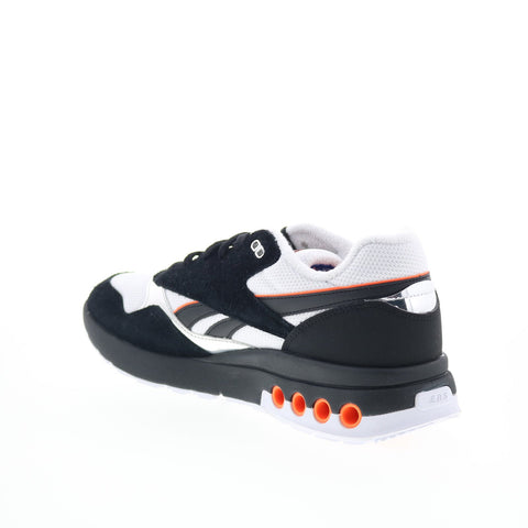 Reebok ERS World Anuel Mens Black Suede Lace Up Lifestyle Sneakers Shoes