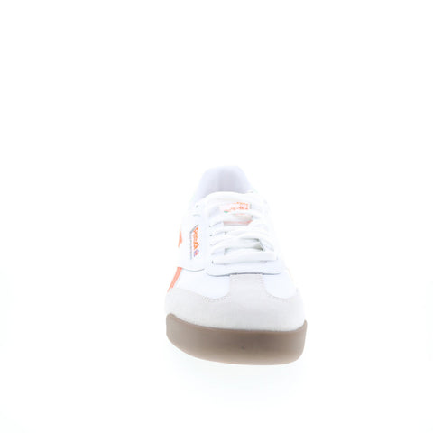Reebok Campio XT Mens White Leather Lace Up Lifestyle Sneakers Shoes