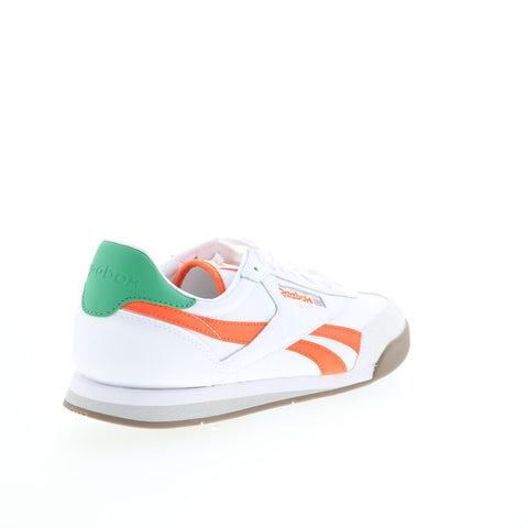 Reebok Campio XT Mens White Leather Lace Up Lifestyle Sneakers Shoes