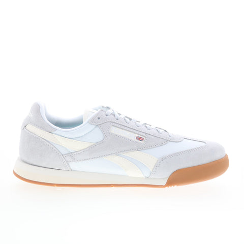 Reebok Campio XT Mens Gray Suede Lace Up Lifestyle Sneakers Shoes