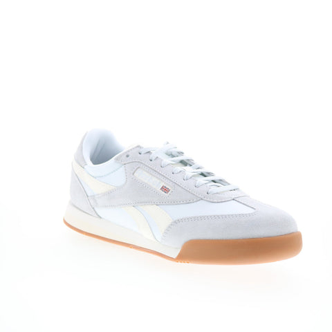 Reebok Campio XT Mens Gray Suede Lace Up Lifestyle Sneakers Shoes