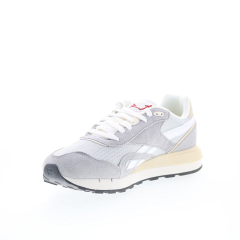 Reebok Classic Nylon 89 Mens Gray Suede Lace Up Lifestyle Sneakers Shoes