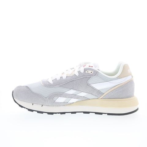 Reebok Classic Nylon 89 Mens Gray Suede Lace Up Lifestyle Sneakers Shoes