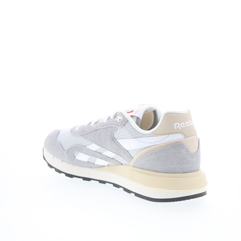 Reebok Classic Nylon 89 Mens Gray Suede Lace Up Lifestyle Sneakers Shoes