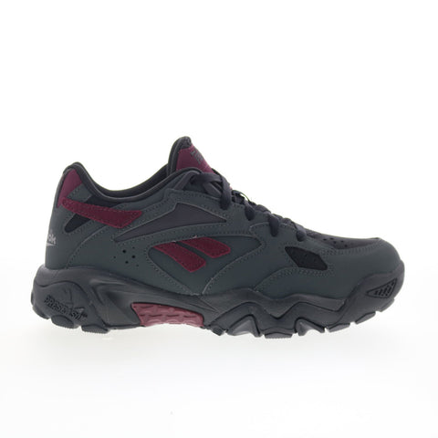 Reebok Preseason 94 Low Mens Gray Leather Lace Up Lifestyle Sneakers Shoes
