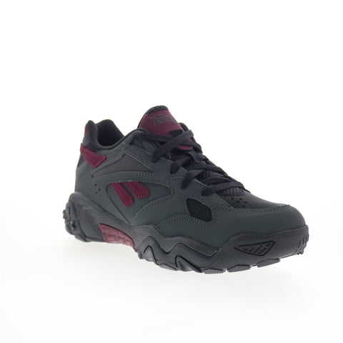 Reebok Preseason 94 Low Mens Gray Leather Lace Up Lifestyle Sneakers Shoes