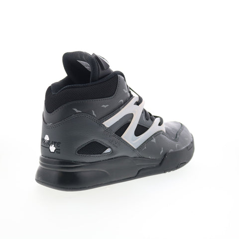 Reebok Pump Omni Zone II Mens Black Leather Lifestyle Sneakers Shoes