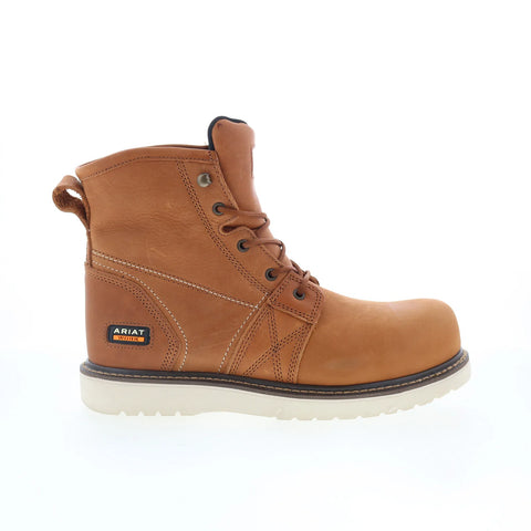Ariat Work Rebar Wedge Composite Toe Mens Brown Wide Work & Safety Boots