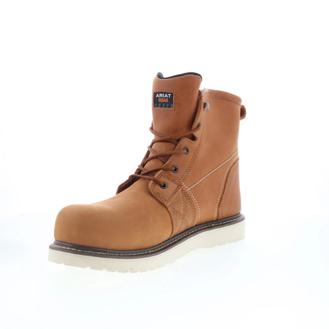 Ariat Work Rebar Wedge Composite Toe Mens Brown Wide Work & Safety Boots