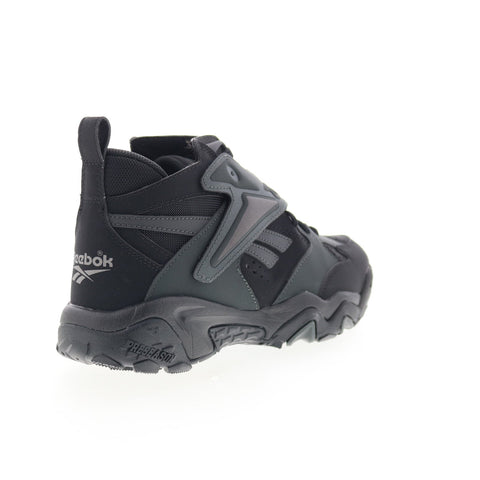 Reebok Preseason 94 Mens Black Synthetic Lace Up Lifestyle Sneakers Shoes