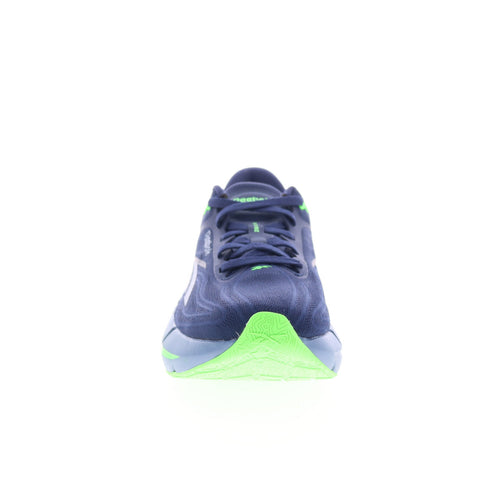 Reebok Zignition Mens Blue Canvas Lace Up Athletic Running Shoes