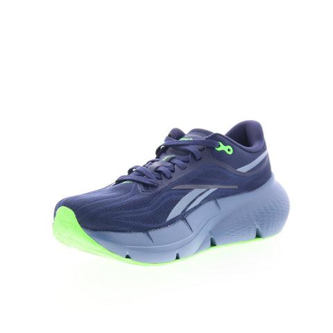 Reebok Zignition Mens Blue Canvas Lace Up Athletic Running Shoes