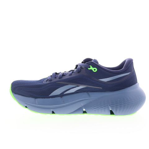 Reebok Zignition Mens Blue Canvas Lace Up Athletic Running Shoes