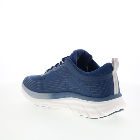 Reebok Road Strider Mens Blue Canvas Lace Up Athletic Running Shoes