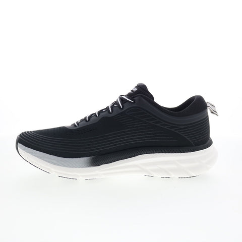 Reebok Road Strider Mens Black Canvas Lace Up Athletic Running Shoes