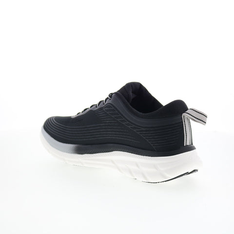 Reebok Road Strider Mens Black Canvas Lace Up Athletic Running Shoes