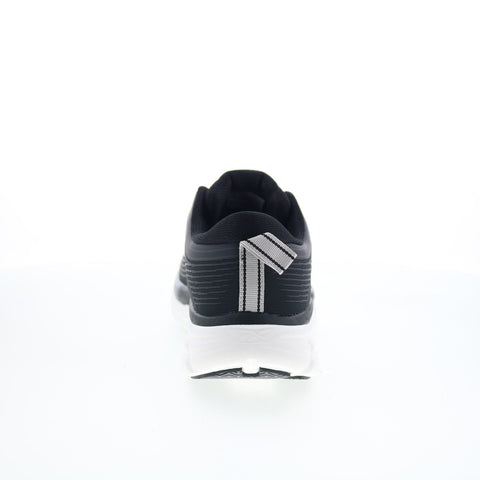 Reebok Road Strider Mens Black Canvas Lace Up Athletic Running Shoes