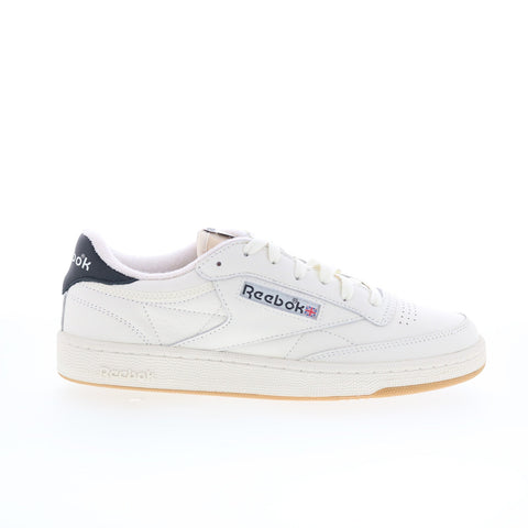 Reebok Club C 85 Vintage Mens White Leather Lifestyle Sneakers Shoes