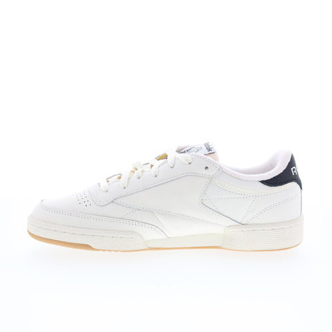 Reebok Club C 85 Vintage Mens White Leather Lifestyle Sneakers Shoes