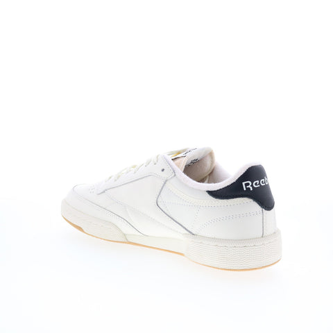 Reebok Club C 85 Vintage Mens White Leather Lifestyle Sneakers Shoes