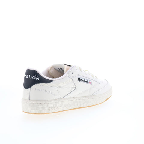 Reebok Club C 85 Vintage Mens White Leather Lifestyle Sneakers Shoes