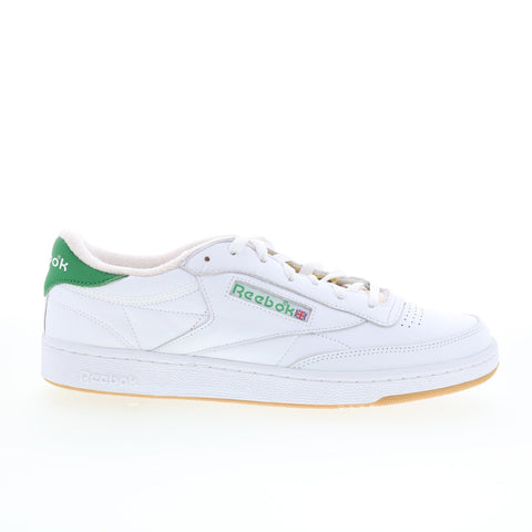 Reebok Club C 85 Vintage Mens White Leather Lifestyle Sneakers Shoes