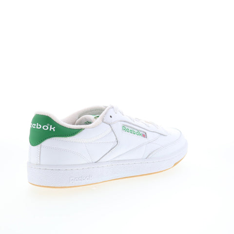 Reebok Club C 85 Vintage Mens White Leather Lifestyle Sneakers Shoes