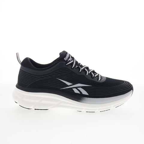 Reebok Road Strider Womens Black Canvas Lace Up Lifestyle Sneakers Shoes