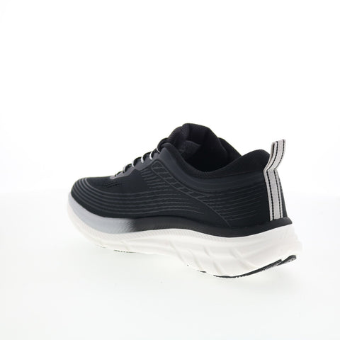 Reebok Road Strider Womens Black Canvas Lace Up Lifestyle Sneakers Shoes