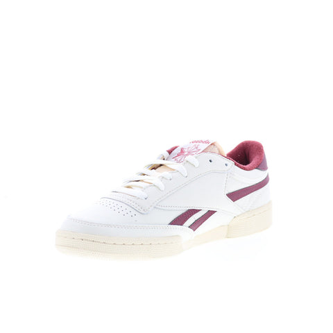 Reebok Club C Revenge Vintage Mens White Leather Lifestyle Sneakers Shoes