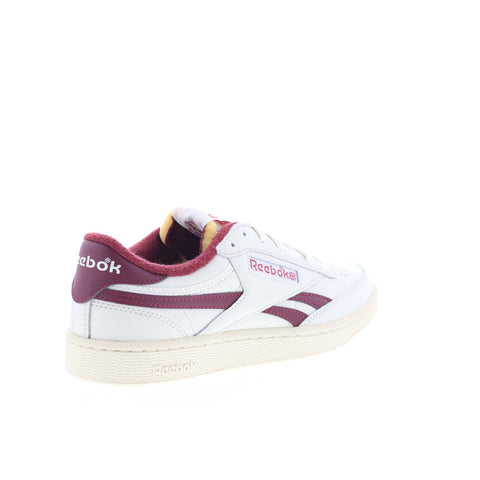 Reebok Club C Revenge Vintage Mens White Leather Lifestyle Sneakers Shoes